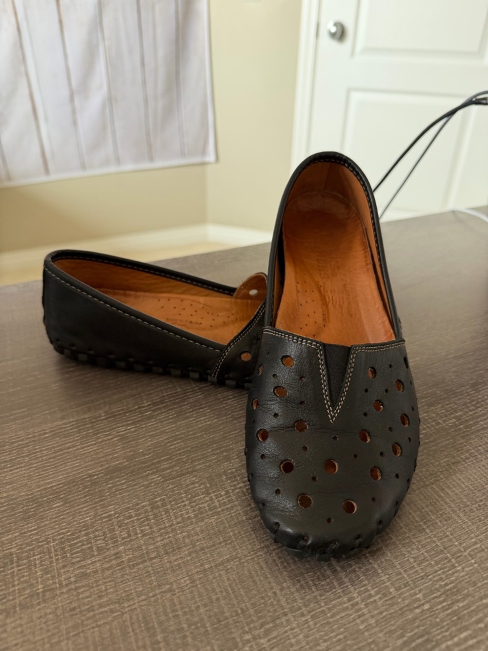Volks Walkers Giulia leather flats Black Size 36